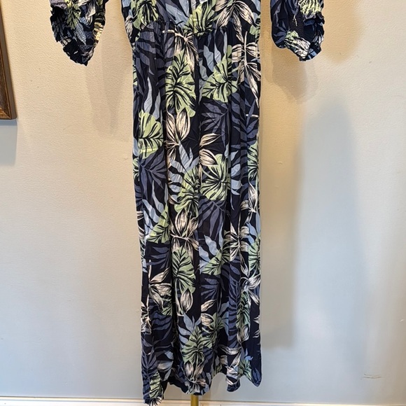 Roxy Floral Blue Dress NWT XS - Picture 8 of 11